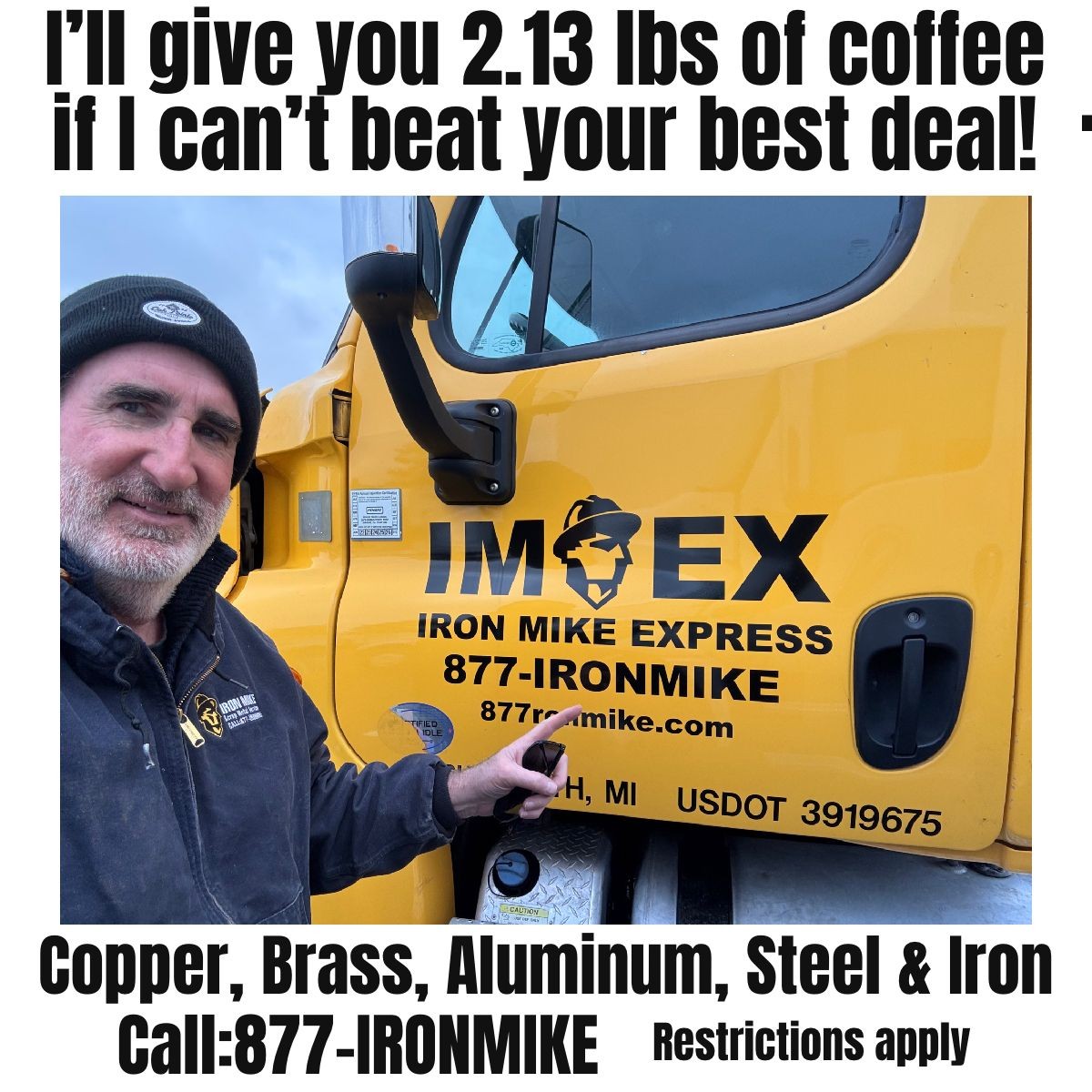 Iron Mike Scrap Metal. We Can load & Transport!